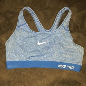 Nike Pro Blue Sports Bra